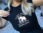 Load image into Gallery viewer, I Ran Away With The Circus Tour Take That Elephant T-shirt