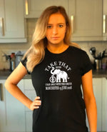 Load image into Gallery viewer, I Ran Away With The Circus Tour Take That Elephant T-shirt
