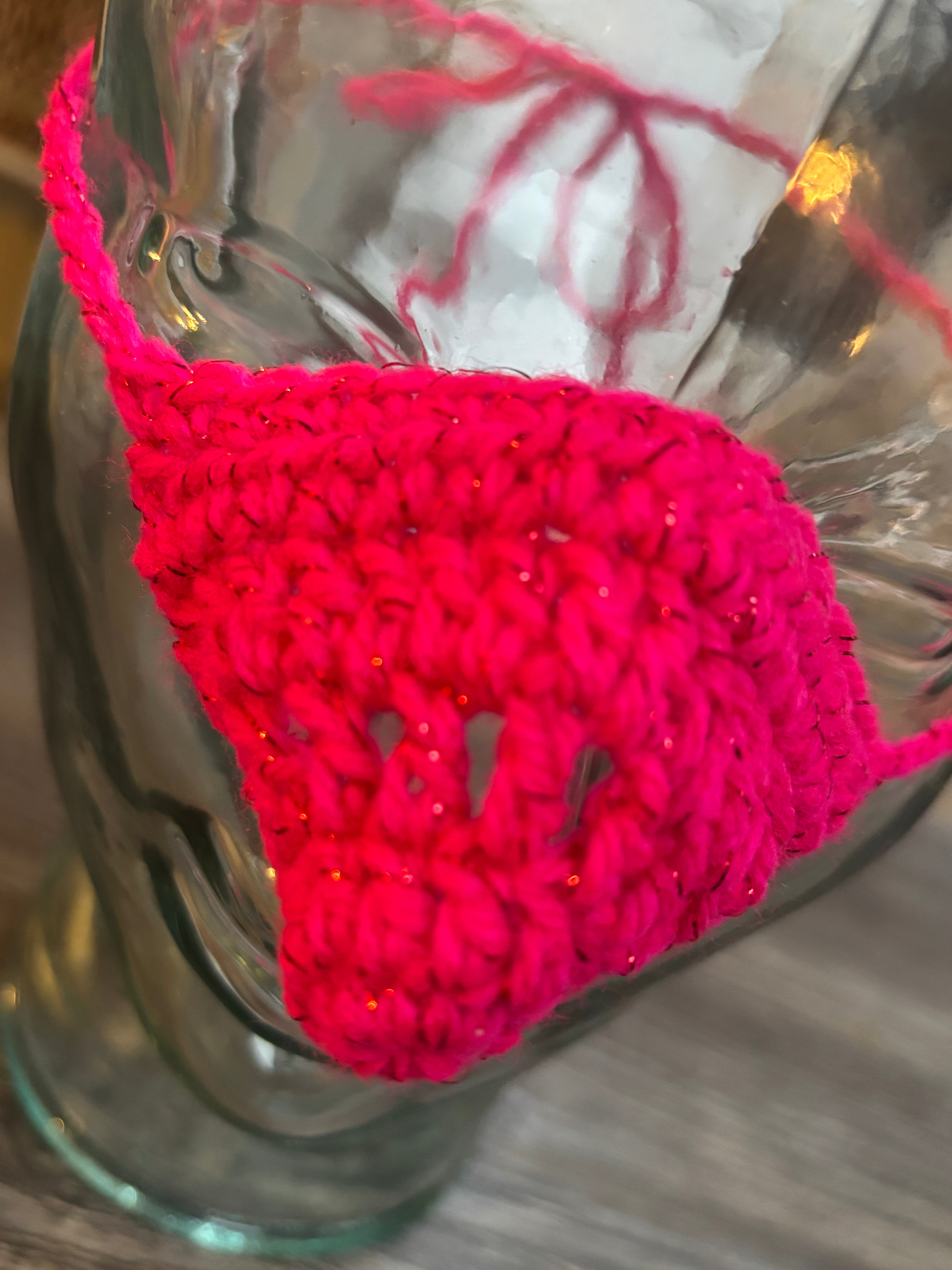 Fuchsia Sparkle Nose Warmer
