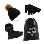 Load image into Gallery viewer, Ladies Black Keep Warm Kit
